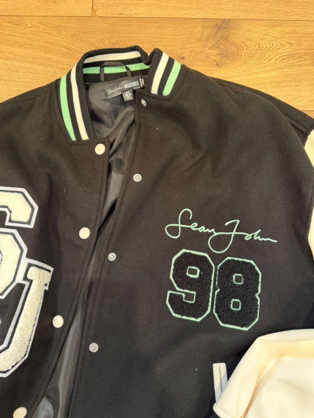 Misguided Sean John varsity jacket - Picture 3 of 3
